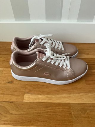 Zapatillas Lacoste Mujer Talla 39 Rosa Dorado