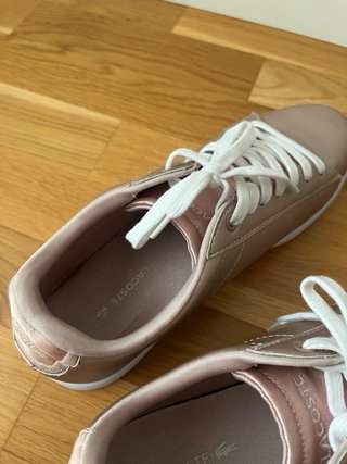 Zapatillas Lacoste Mujer Talla 39 Rosa Dorado