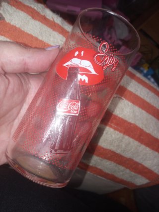 2 Vasos Coca-Cola Retro PSSTTT! y Enjoy