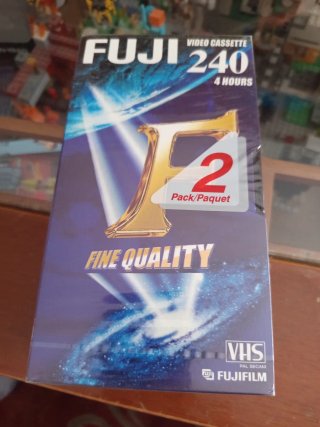 Pack 2 Cintas VHS Fujifilm 240