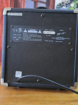 Amplificador de Guitarra Fender Squier SP-10