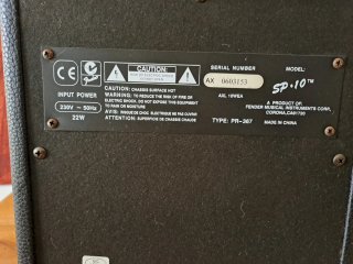 Amplificador de Guitarra Fender Squier SP-10