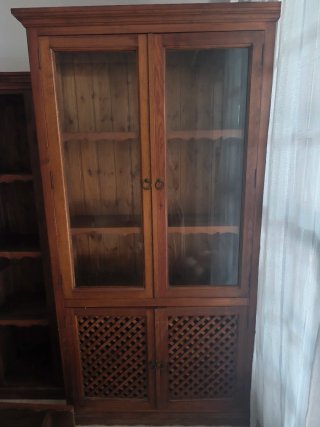 Conjunto de Muebles de Salón de Madera