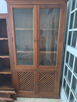 Conjunto de Muebles de Salón de Madera