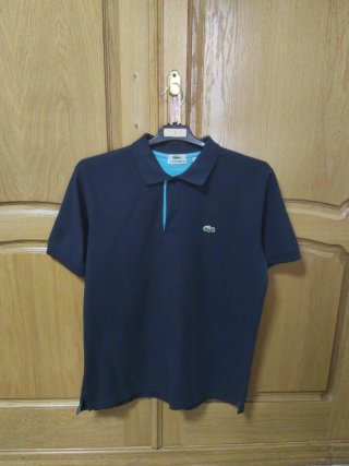 Polo Lacoste Azul Talla M