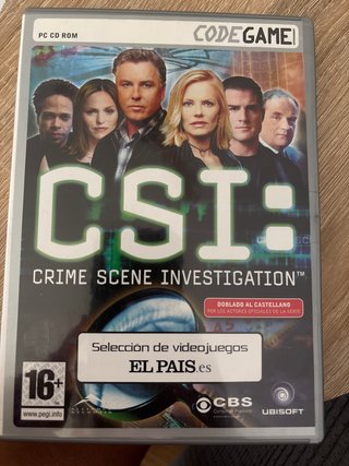 Juego PC CD-ROM CSI: Crime Scene Investigation