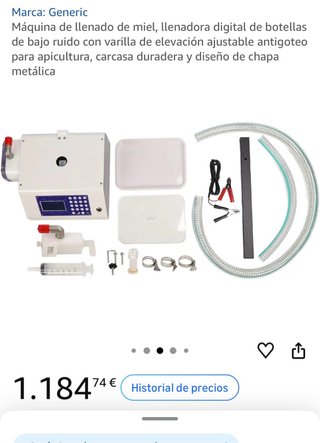 Máquina Llenadora Digital de Miel