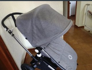 Capota extensible y Saco Bugaboo Gris Melange