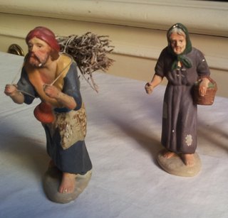 2 Figuras de Belén de 9 cm