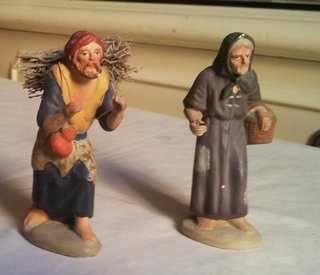 2 Figuras de Belén de 9 cm