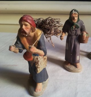 2 Figuras de Belén de 9 cm
