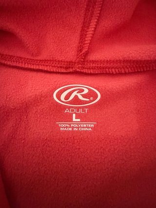 Sudadera de Entrenamiento béisbol Rawlings Roja