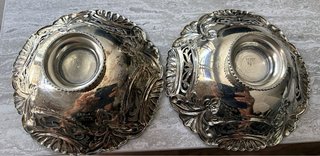 Pareja Bomboneras Plata 925 Calada