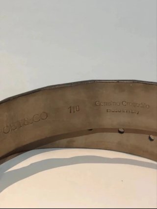 Cinturón Post&Co Piel de Cocodrilo