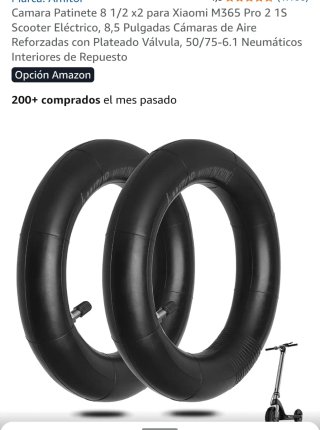 Set de 2 Cámaras de Aire para Patinete