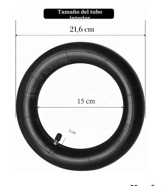 Set de 2 Cámaras de Aire para Patinete