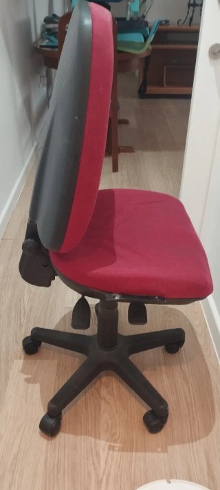 Silla de escritorio roja