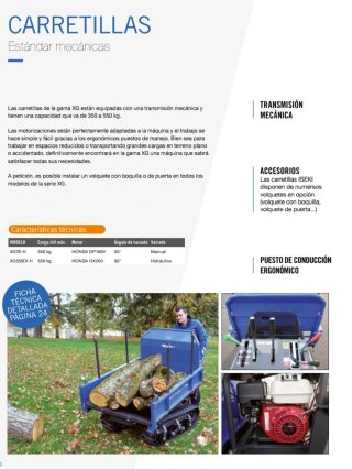 Carretilla de orugas Iseki XG550DI-H