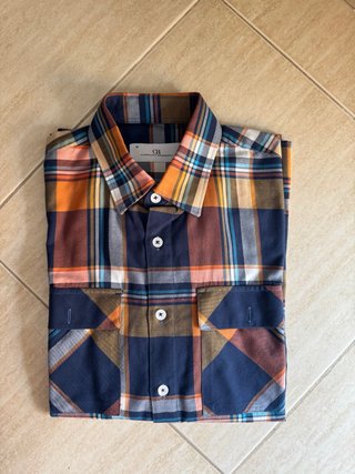 Camisa Carolina Herrera Cuadros Talla M