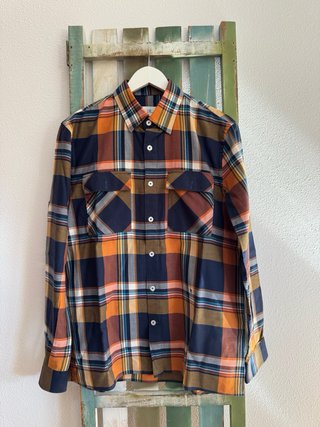 Camisa Carolina Herrera Cuadros Talla M