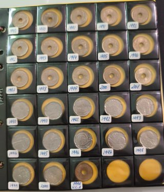 Álbum Colección de Monedas de Pesetas (Franco y JC