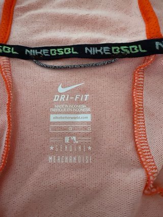 Sudadera beisbol Nike San Francisco Giants Naranja