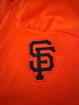 Sudadera beisbol Nike San Francisco Giants Naranja