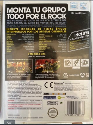 Juegos Wii Rock Band y The Beatles