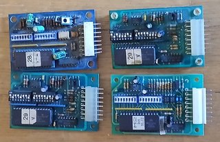 Lote 4 Placas Gestión Créditos Máquina Recreativa