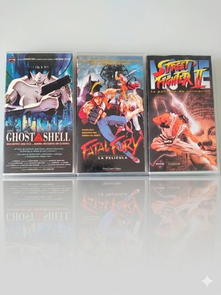 Lote 3 VHS Anime Clásicos Ghost in the Shell