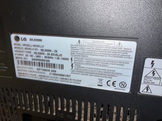Televisión LG 32LG2000