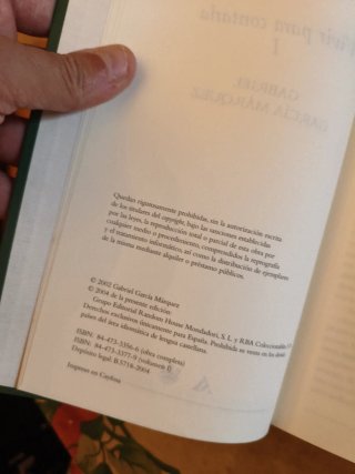 Vivir para contarla (primera edición)