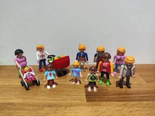 Lote Playmobil Familia y Carritos