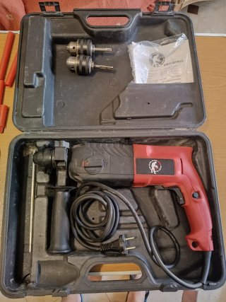 Kit Martillo Perforador/Demoledor SDS-Plus UNIWORK