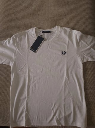Camiseta Fred Perry Blanca Talla S