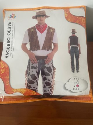 Disfraz Vaquero Oeste hombre con pistolas