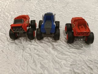 Lote 3 Camiones Blaze y los Monster Machines
