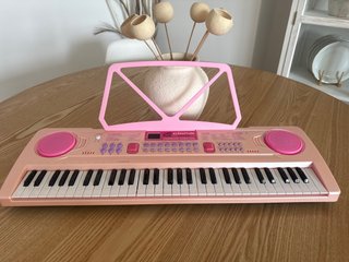 Piano Electrónico Infantil Rosa Bigfun
