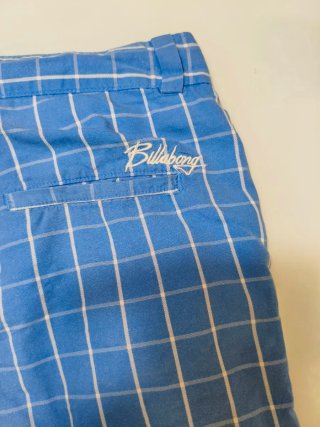 Bermuda Billabong a cuadros azul