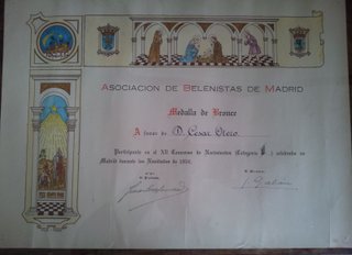 Figura de Belén 13 cm - Oro 1960