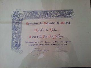 Figura de Belén 13 cm - Oro 1960