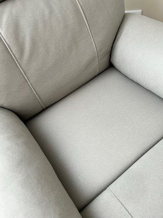 Sillón reclinable eléctrico gris