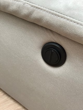 Sillón reclinable eléctrico gris