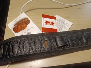 Correa de cuero Levy's para guitarra/bajo