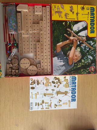 Juego de Construcción de Madera Matador