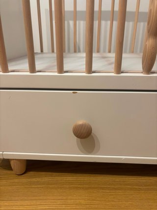 Cuna de bebé IKEA con Cajón