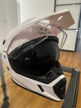 Casco Off-Road COURSE Blanco.  Talla XS (53-54cm)