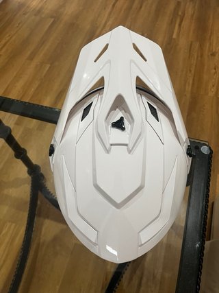 Casco Off-Road COURSE Blanco.  Talla XS (53-54cm)
