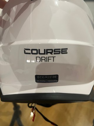 Casco Off-Road COURSE Blanco.  Talla XS (53-54cm)