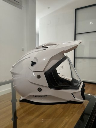 Casco Off-Road COURSE Blanco.  Talla XS (53-54cm)